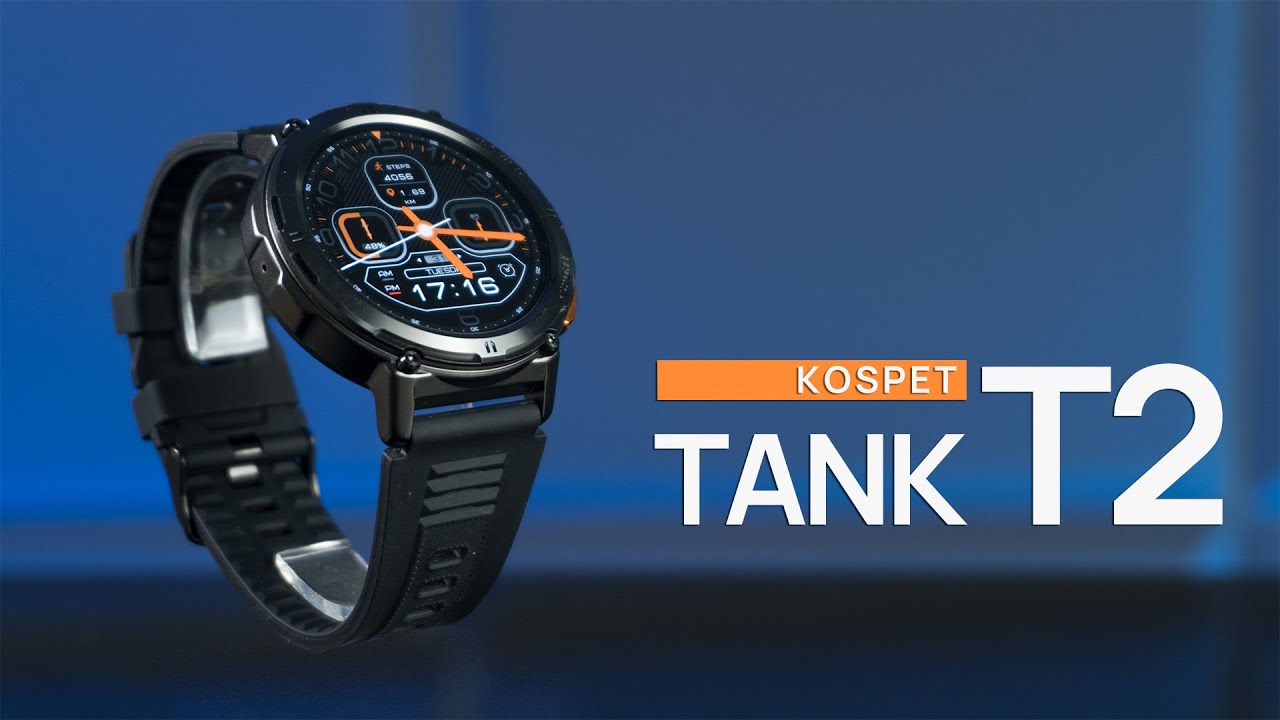 Alogn Tankkospet Tank T2 Amoled Smartwatch - 5atm Waterproof