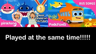 Shark Bus And Baby Shark Song Played At The Same Time Funny Video Pinkfong Songs Edits