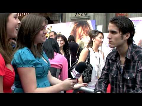 Daniel Samonas - Hannah Montana The Movie Premiere