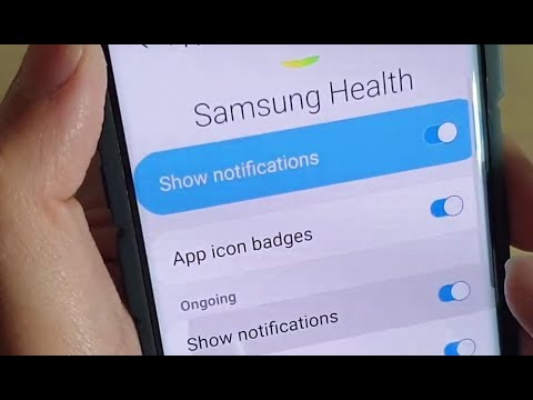 Galaxy S10 / S10+: How to Turn Off Samsung Health Notifications / Steps / Sleep