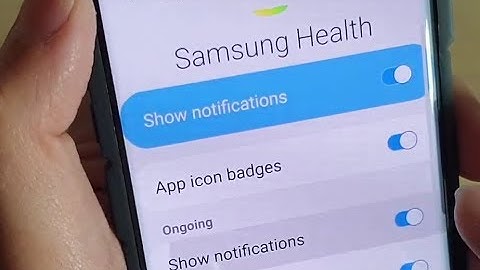 Galaxy S10 / S10+: How to Turn Off Samsung Health Notifications / Steps / Sleep