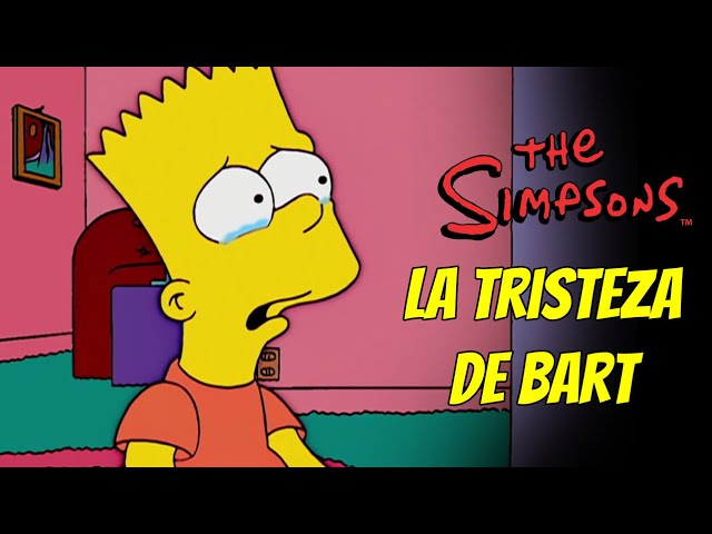 Bart Simpson acabou de acordar na cama, Bart Simpson Tristeza