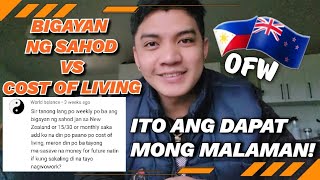 Paano ang Bigayan ng Sahod vs Cost of Living dito sa NZ?.. Dapat mo itong malaman bago mo Applyan!