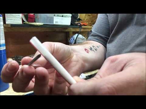 How to make waterproof straw fire starter