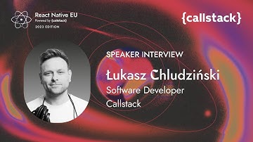Is React Native cross-platform default? | RNEU 2023 Interview with Łukasz Chludziński