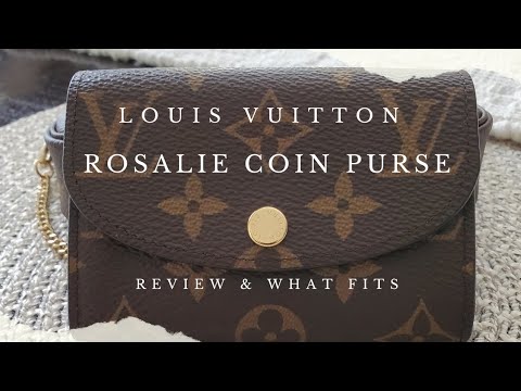 Rosalie Coin Purse - Luxury Monogram Empreinte Leather Blue