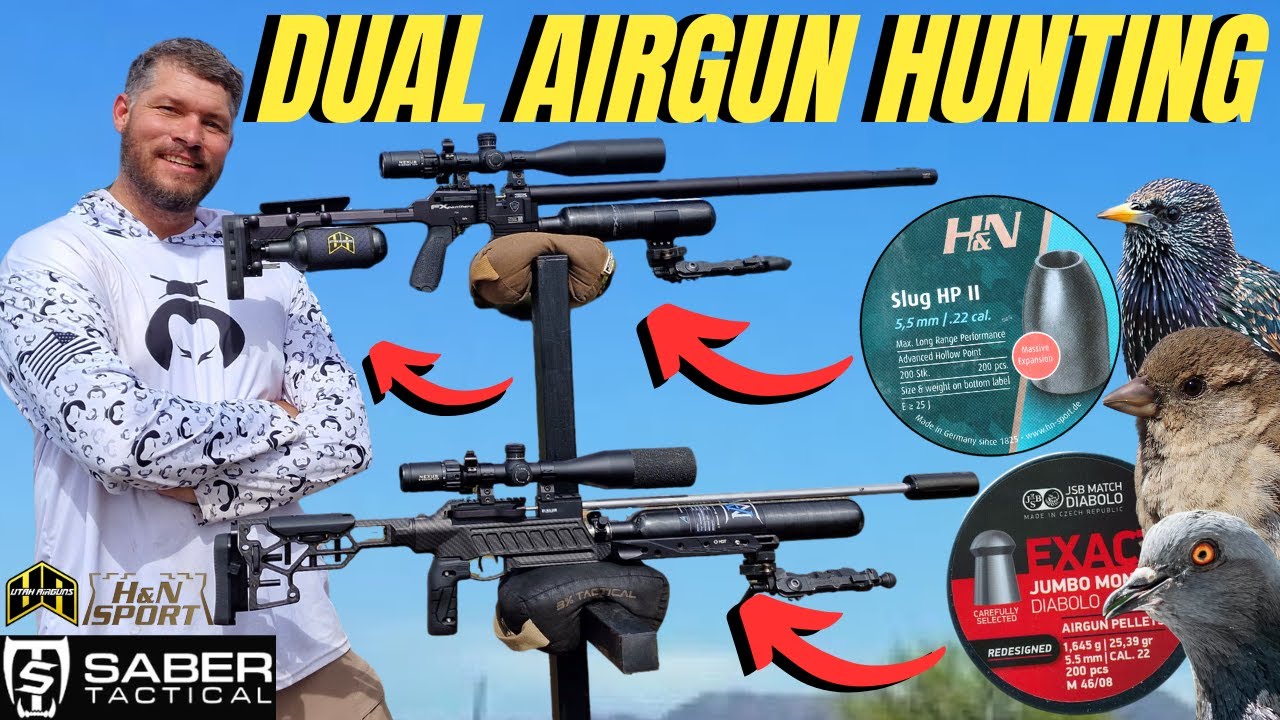 DUAL AIRGUN HUNTING POWER! I PEST CONTROL WITH FX PANTHERA AND RAW ...