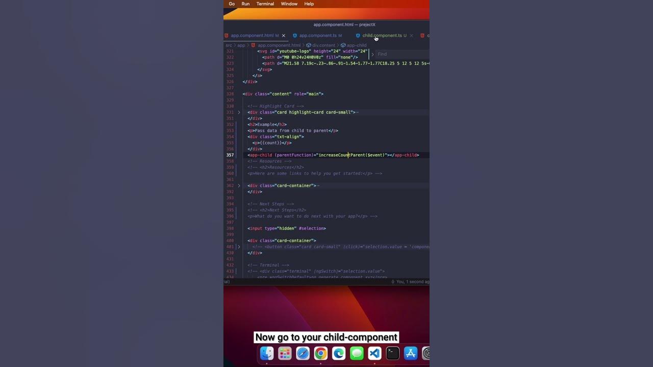 Angular Pass Data Child To Parent YouTube