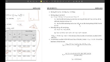 Đồ Án BTCT 1 - B5.2 - Sửa TM BV Dầm Phụ Đồ án bê tông cốt thép - SV Văn Lượng