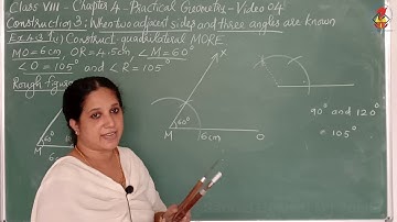 Maths08 - Chapter 04 - Practical Geometry - Video 04 - EX 4.3 Construction 3
