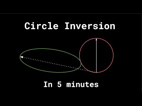 Inversion of a Circle in projective Geometry explained in 5 minutes.