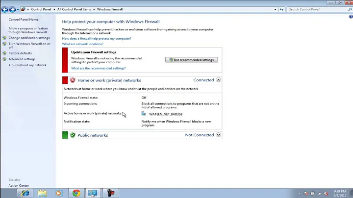 How to Turn off Windows Firewall in Windows 7