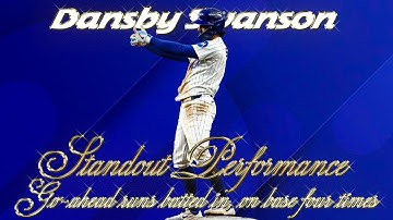 Standout Performance: Dansby Swanson Delivers Go-Ahead RBIs and Reaches Base All Four Times