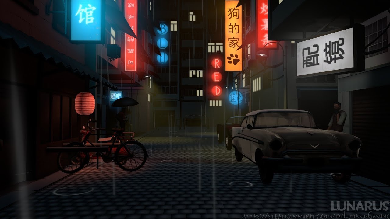 SFM Timelapse: Neon Rain