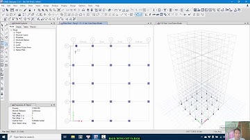 ETABS 17: BÀI 7. Vẽ cột và dầm- DRAW COLUMN AND BEAM