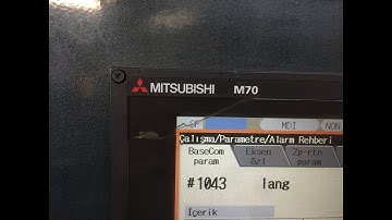 Mitsubishi CNC - Language Change ( M70, M80, M720, M800.. Units )