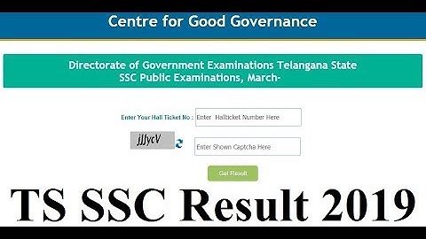 bse.telangana.gov.in Result 2019 TS SSC Result 2019 Telangana Board