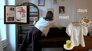 reset days [getting back into routine after traveling]