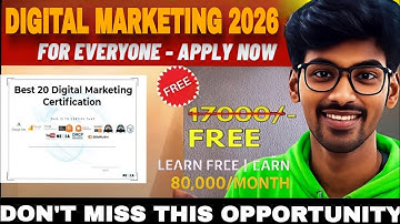  Digital Marketing Full Roadmap 2025 🚀 Free Courses + Portfolio + Freelancing Guide 🔥