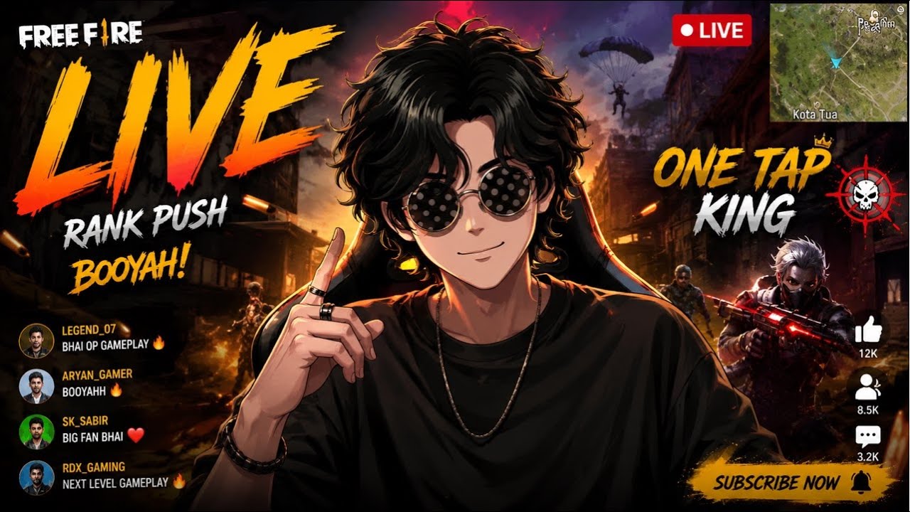 PAKISTAN SERVER LIVE I  | ROAD TO 13K |  GILL PLAYZ FF #freefire #live