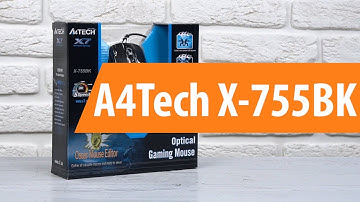Распаковка A4Tech X-755BK / Unboxing A4Tech X-755BK