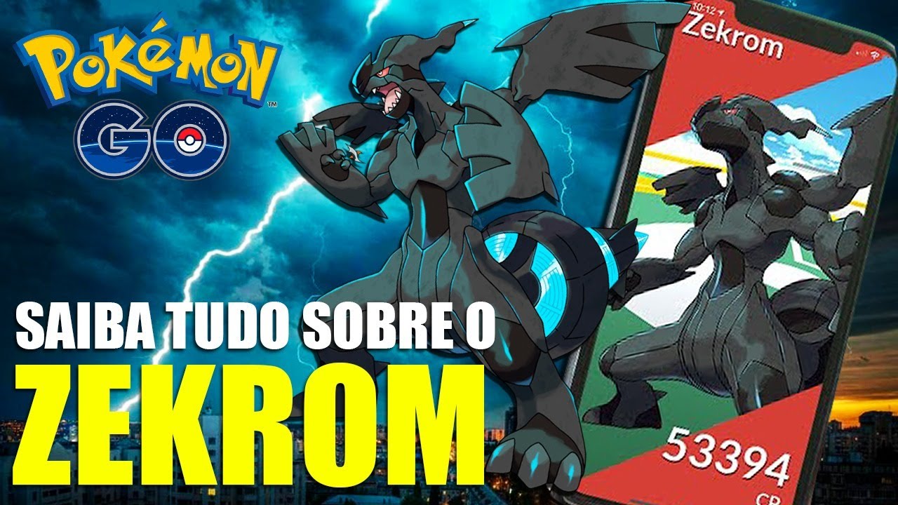 Estreia de Zekrom no Pokémon GO e muito mais em junho!