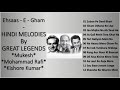 मौहम्मद रफ़ी, मुकेश और किशोर कुमार के ग़मगीन नग़मे Superhit Sad Songs Of Mukesh , Mohd.Rafi & Kishore