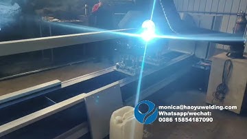 Pipe internal automatic MIGMAG cladding machine