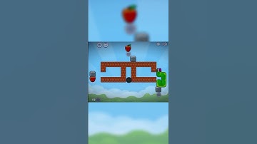 Gameplay Appleworm Level 97#appleworm#games#snakewormapple#shorts