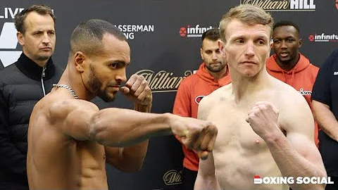 Harlem Eubank vs Tom Farrell Weigh In & FACE OFF A...