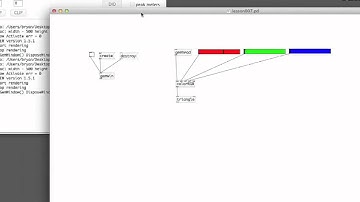 VA3460 Embodied Interaction - Puredata lesson007( [colorRGB] & [color] )