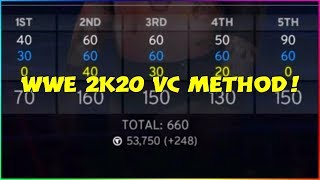 WWE 2K20 UNLIMITED VC METHOD! PS4, XBOX 1, PC