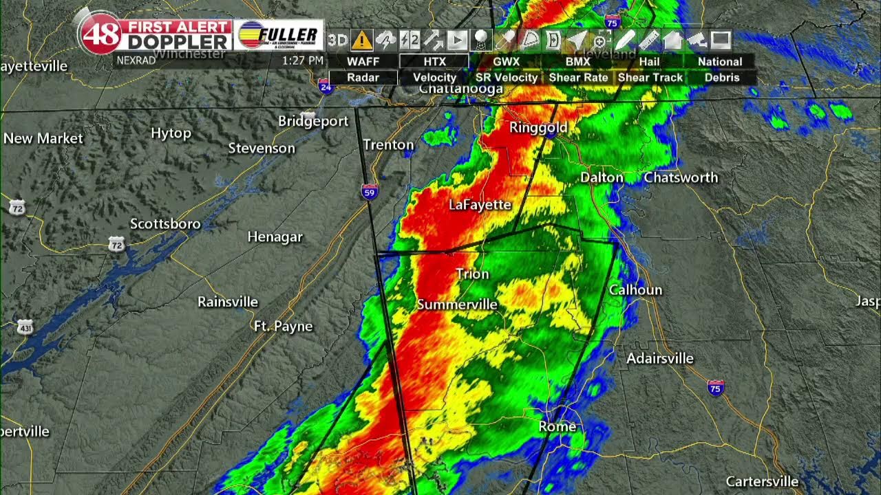 WAFF 48 First Alert Weather Stream with Eric Burke YouTube