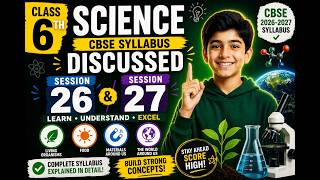 CBSE Class 6 Science Syllabus 2025-26 | Complete Chapter-Wise NCERT Science Overview