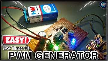 DIY PWM Generator Circuit Using 555 Timer IC
