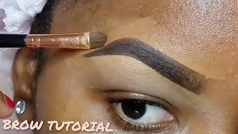 HOW TO DO YOUR EYE BROWS-BROW TUTORIAL using Anastasia Dip Brow Pomade