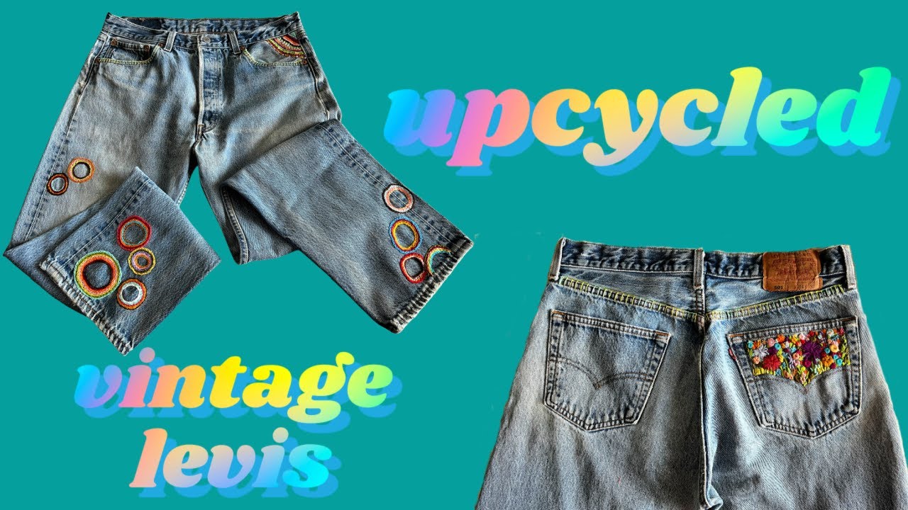Custom Embroidered Jeans - YouTube