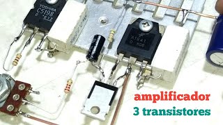 Cómo Hacer Amplificador Casero Con Muy Pocos Componentes C5198 y A1941