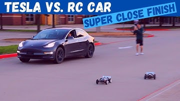 Tesla Vs RC Car | Traxxas 4tec 3.0 VXL Brushless First Run FAIL