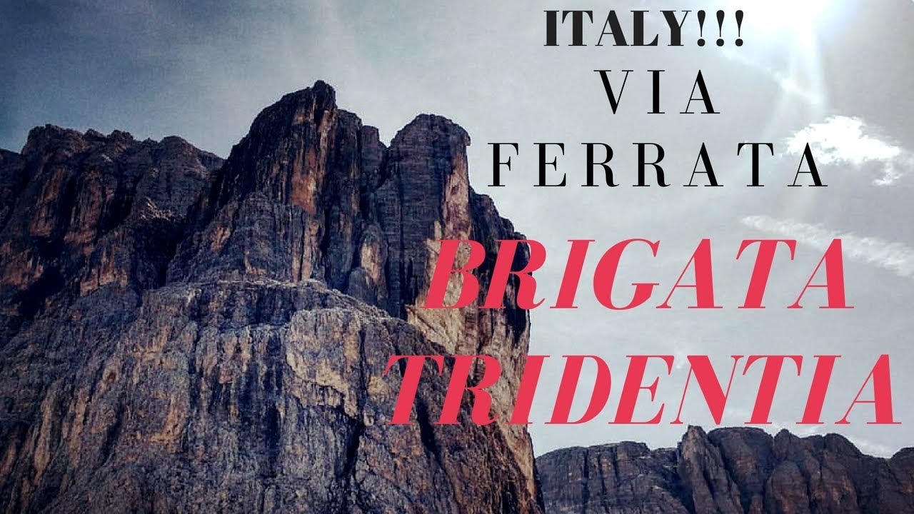 Via Ferrata "Iron Path" Brigata Tridentina, Dolomites Italy