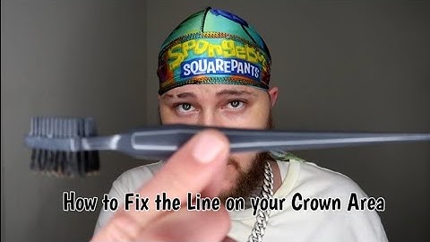 How to Fix the Line on your Crown Area (For Straight Hair Waves)