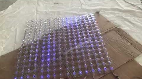 1sqaure meter 256pixels led grid screen, media facade for building