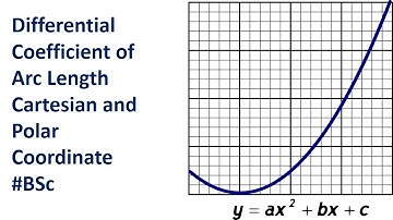 Differential Coefficient of Arc Length Cartesian and Polar Coordinate | #BSc, #bscmaths, #ccsu
