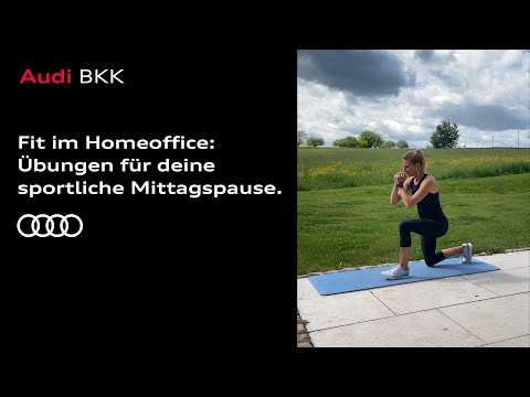 Fit im Homeoffice: Übungen für deine sportliche Mittagspause | Audi BKK