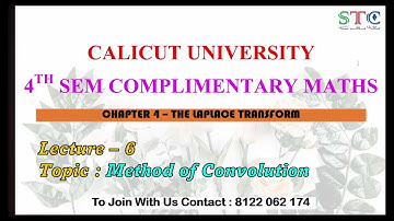 Dirac Delta Function/ Convolution Theorem/ Laplace Transform Of Periodic Functions