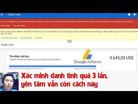 Cách Xác Minh Danh Tính Google Adsense - Thất Bại Quá 3 Lần Thì Nên Làm Gì? | Foci