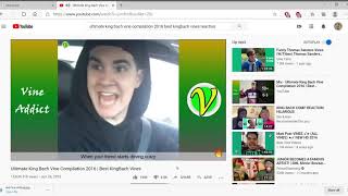I react to Ultimate King Bach Vine Compilation 2016  is so funny and its my first video one youtube