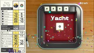 Clubhouse Games 51: Yacht Dice Perfect Game (325 pts) Speedrun in 20:05 screenshot 2