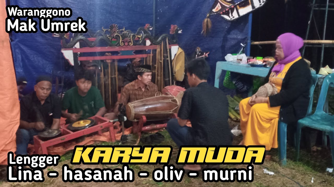 Live Malam Kuda kepang KARYA MUDA Lemiring Ngalian di Gedongan Ngalian Wadaslintang