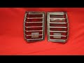 1977 1978 1979 Pontiac Safari Wagon Taillights lenses